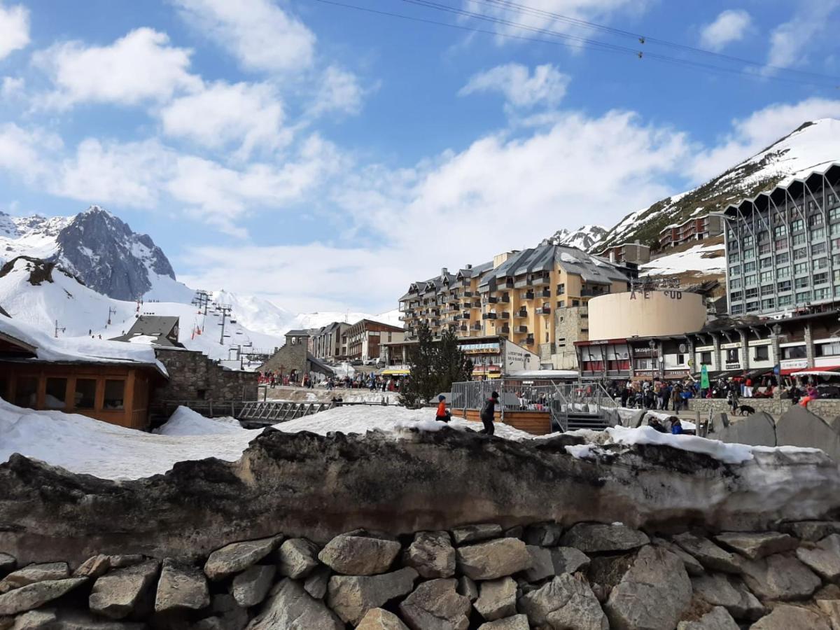 Studio La Mongie Au Pied Des Pistes Parking Couvert Bagian luar foto
